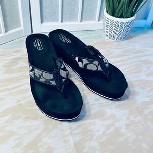 Coach Women's Black Sandals